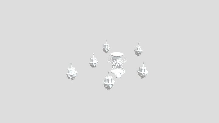 End Of The World Map 3D Model