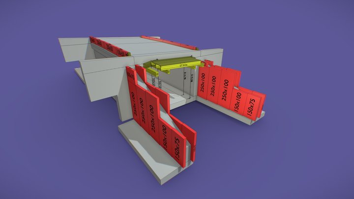 mostovka bedneni 3D Model
