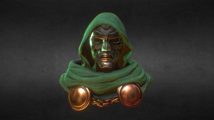 Doctor Doom's Mask 3D Model
