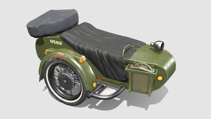 Dnepr MT-11 Cradle 3D Model