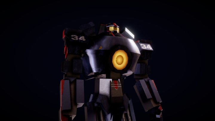 Gipsy Danger - PacificRim 3D Model