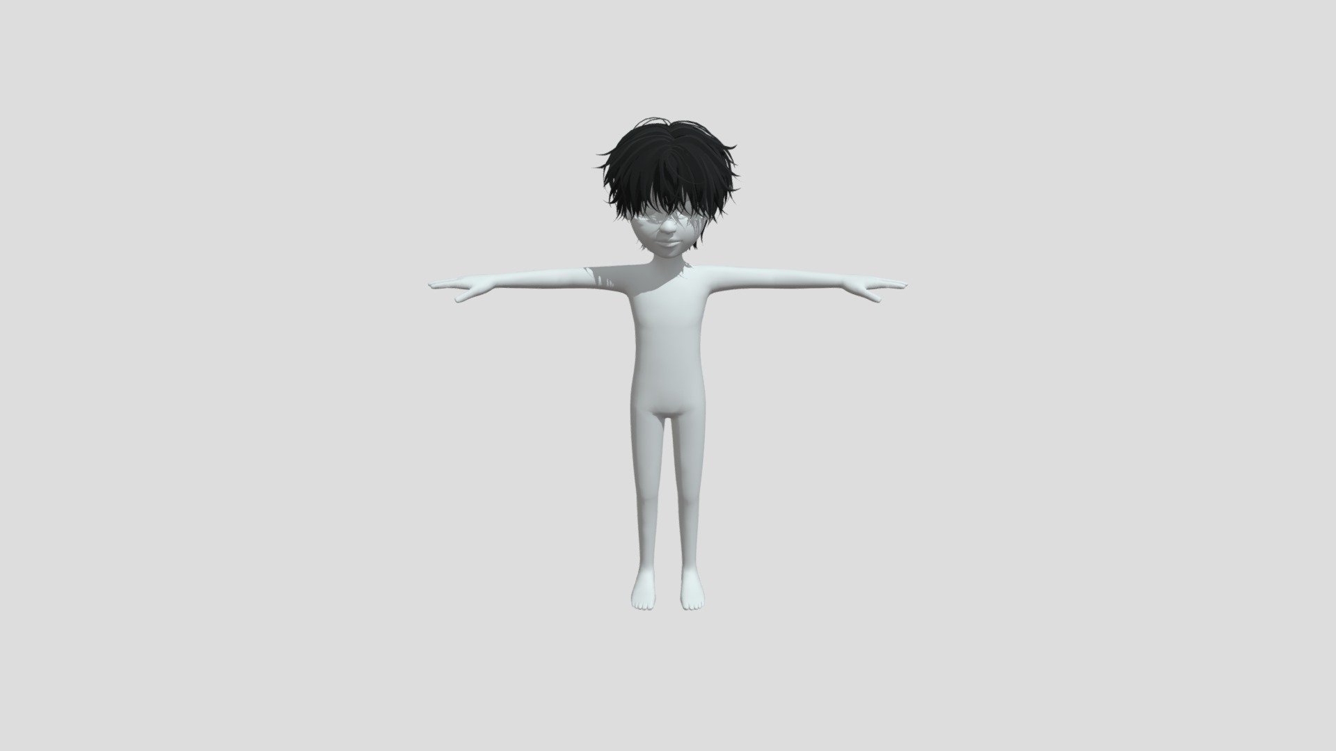Hair_FBX_file_prefab_zepeto_template_3D_ Item - Download Free 3D model ...