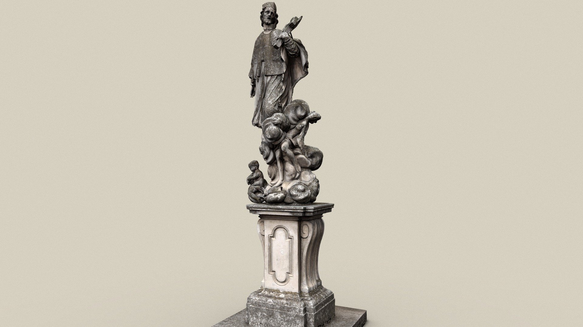 Hl. Nepomuk — Sketchfab embed 3D viewer
