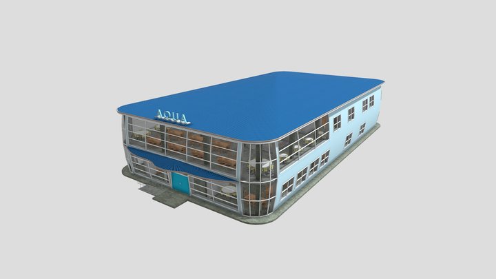 Ресторан AQUA // Попов Андрей 3D Model