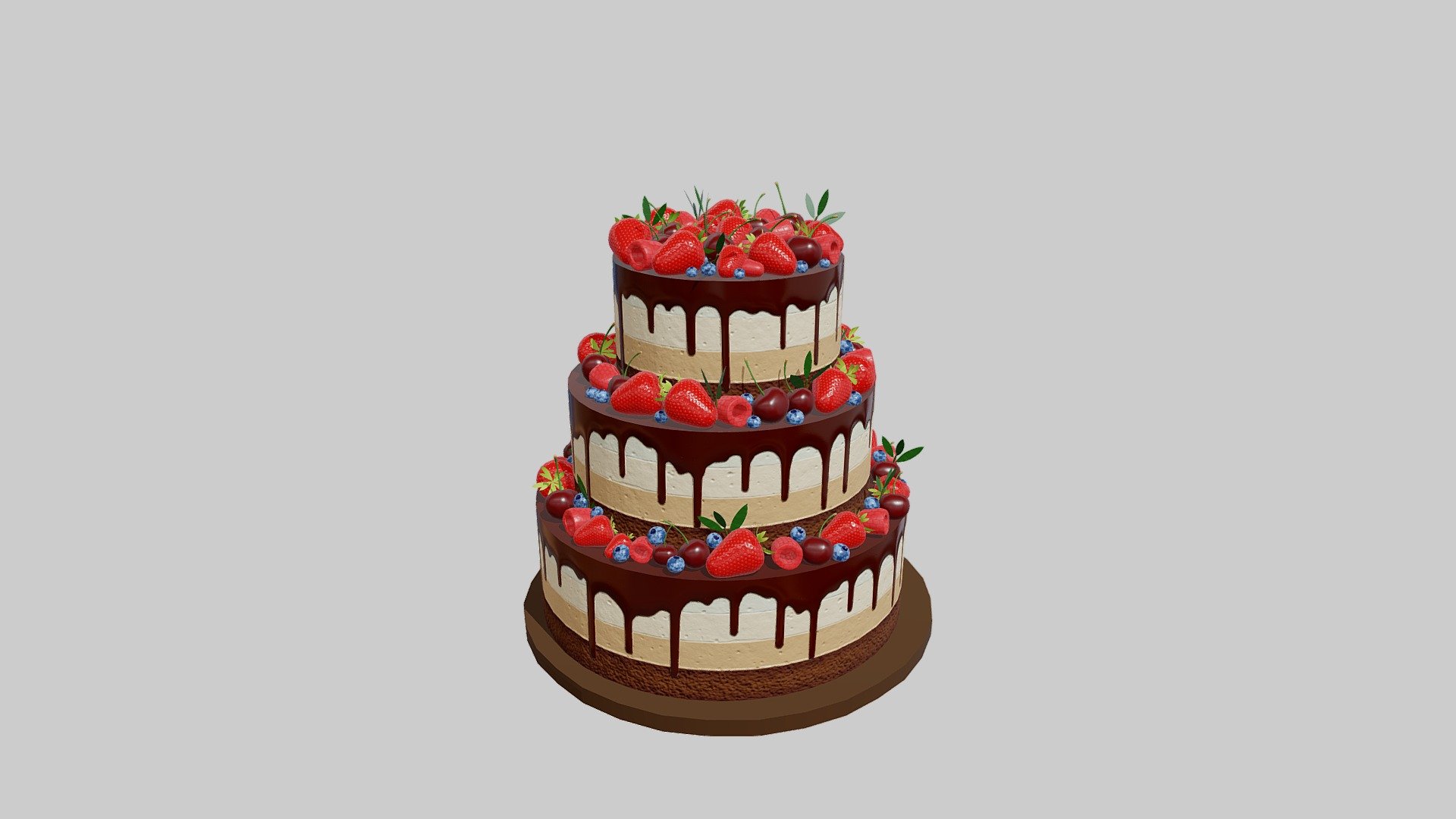 Cake  Free 3D models
