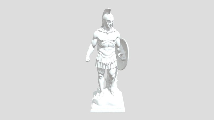 Deus Romano Marte 3D Model