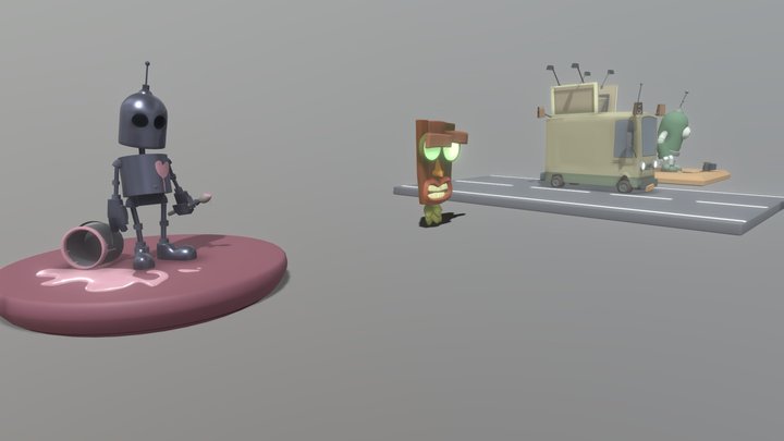 4_objects  [XYZ school HW] 3D Model