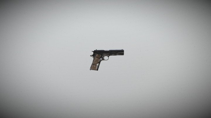 1911 hand gun 3D Model