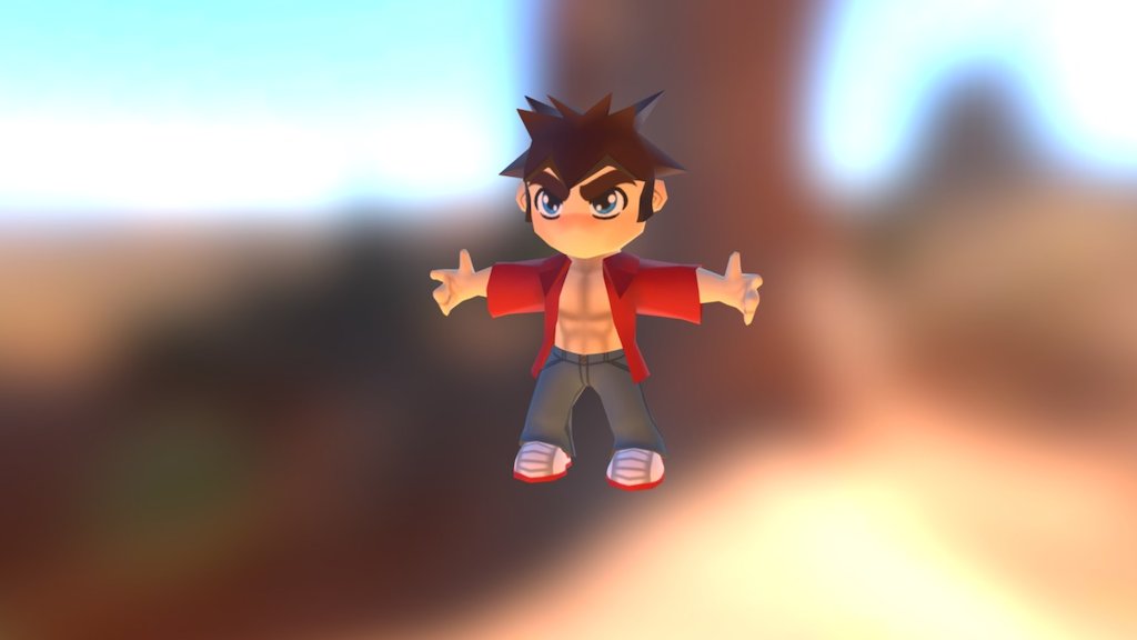 Beat Em Up Character - 3D model by M. Draeger (@draegerart) [8dbd400 ...