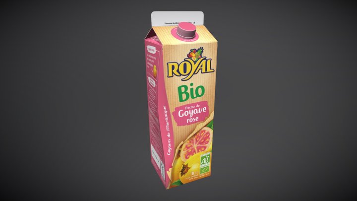 ROYAL Goyave Rose BIO 1L 3D Model
