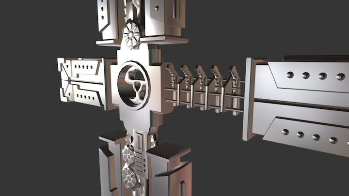 Trigun Cross 3D Model
