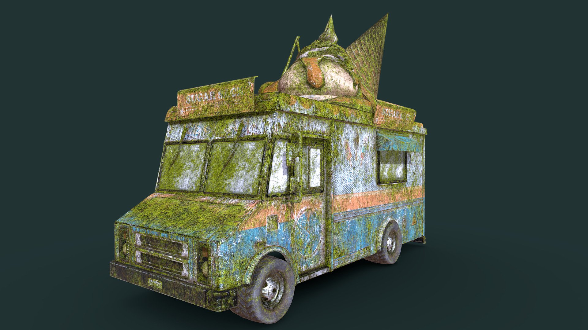 Mossy Old Ice Cream Truck