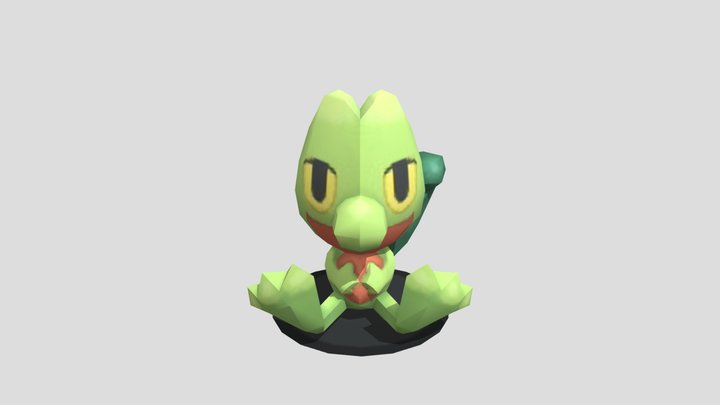[Pokemon OR/AS] Treecko Doll – Modello 3D gratuito STL