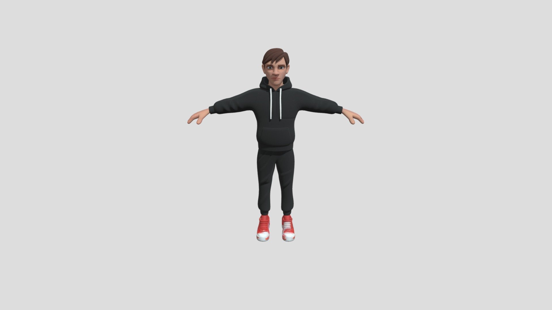 hoodie boy — Sketchfab embed 3D viewer