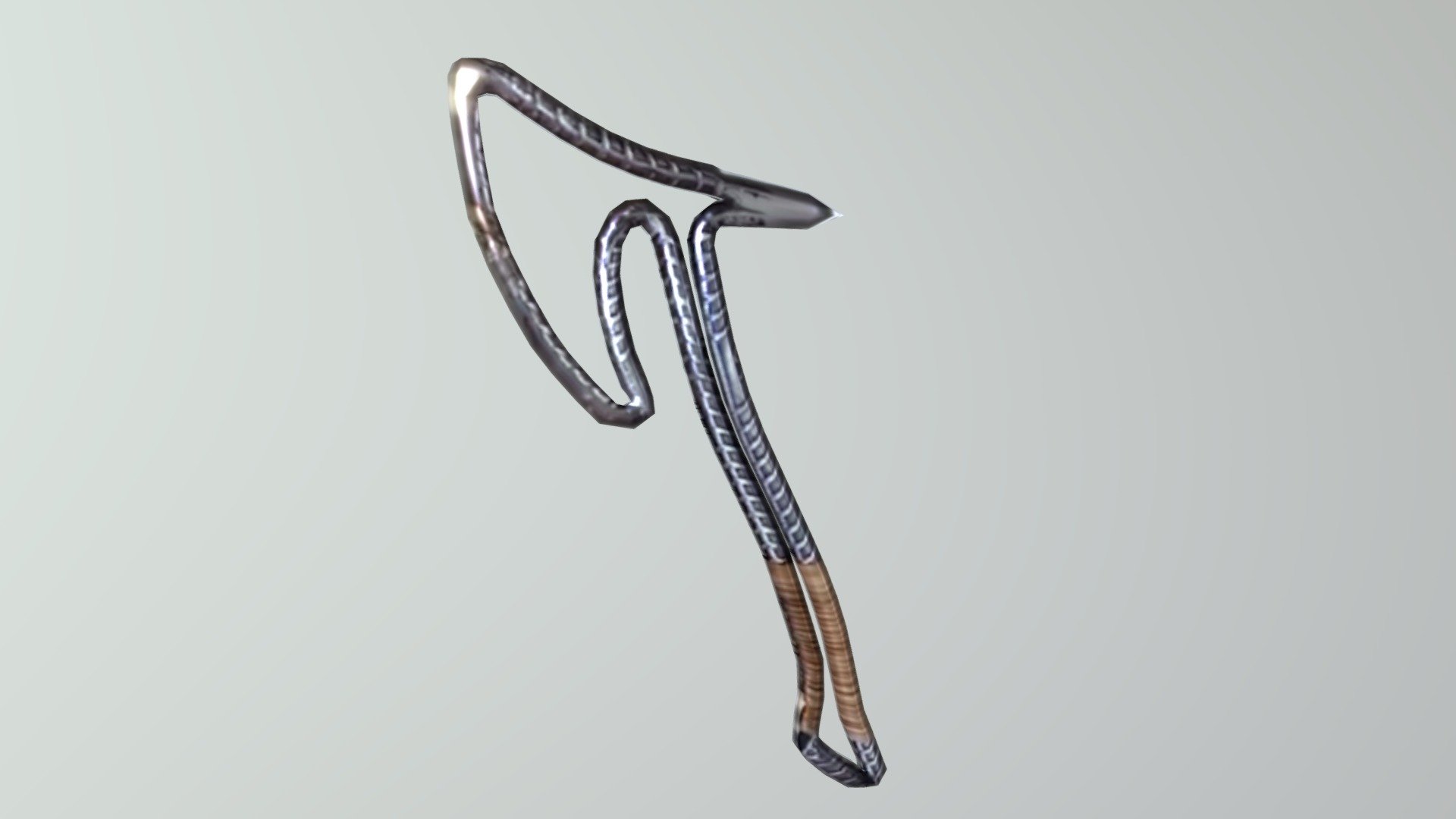 Low-poly axe
