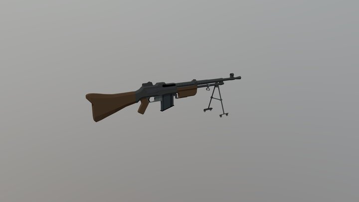 Polish wz.28 BAR 3D Model