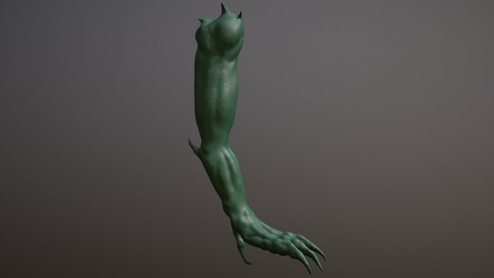 Sculptjanuary 18: Day 15 - Limb 3D Model
