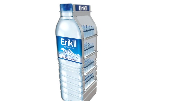 Erikli Pet Şişe Stand Çalışması 3D Model
