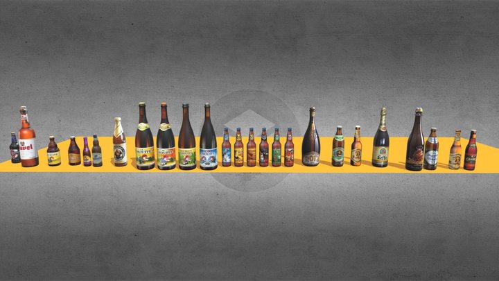 bottles pack 2 – Modelo 3D gratuito STL