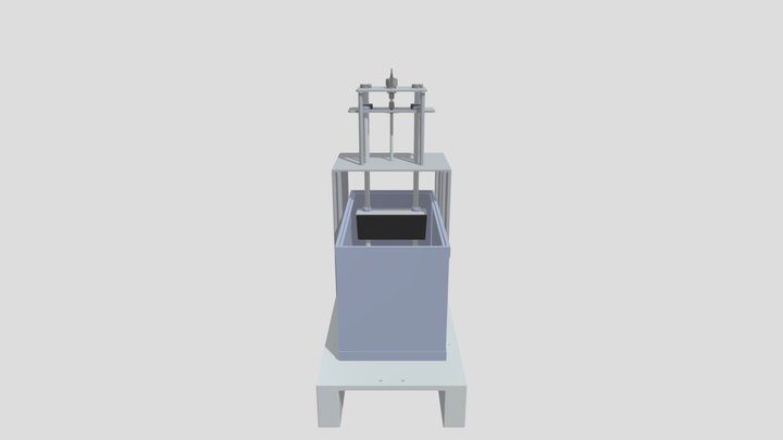 Portfolio wave tank prototype, Complete assem 3D Model