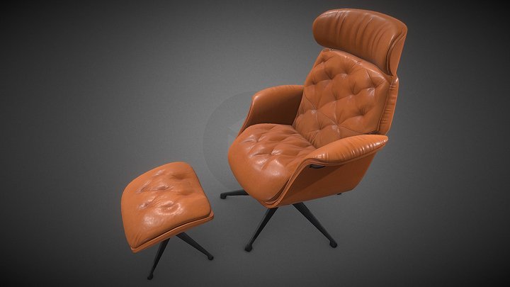 Flexlux Ease volden Armchair 3D Model