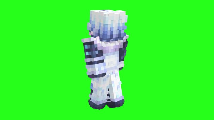 Back preview (steve) 3D Model