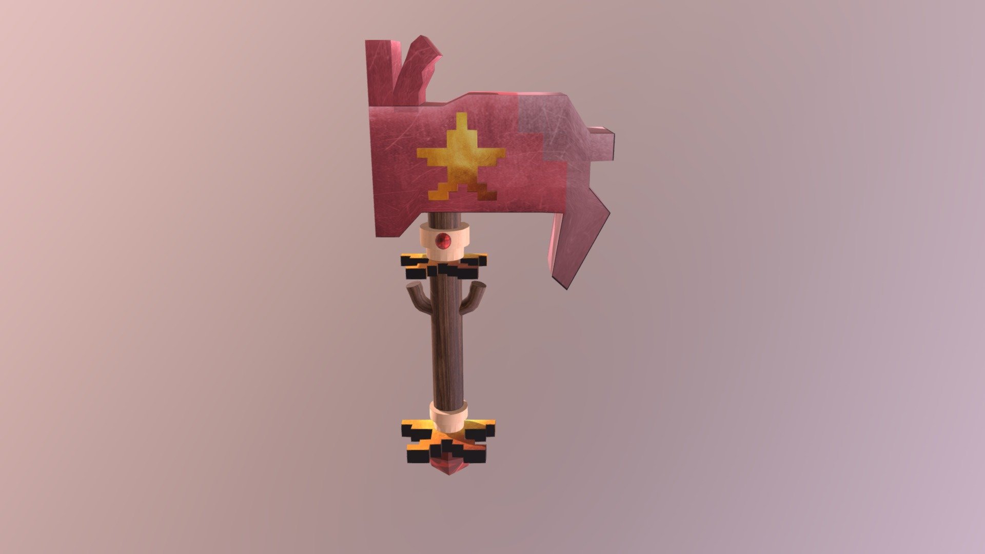 Steven Universe Axe NEW - 3D model by CharaDreamer55 [8dc2d23] - Sketchfab