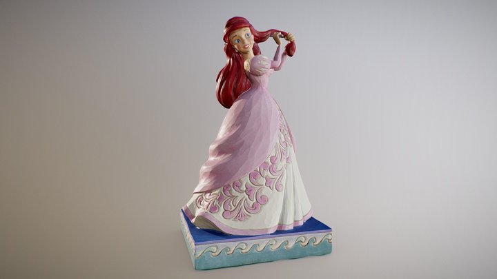 Princess Passion Ariel 3D Model