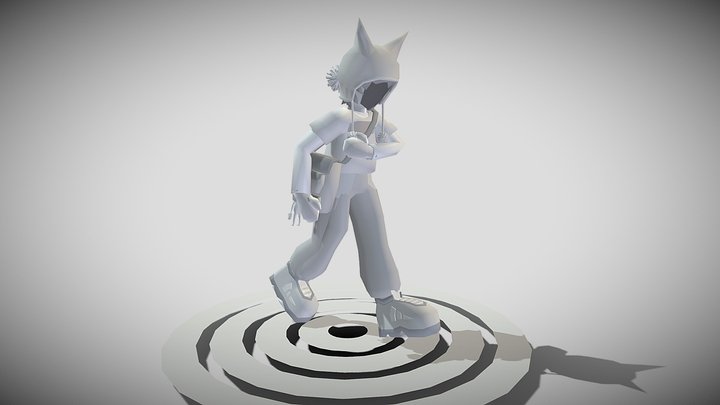 Emo boy 3D Model