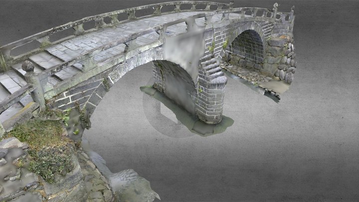 長崎眼鏡橋（Nagasaki　Meganebashi) 3D Model