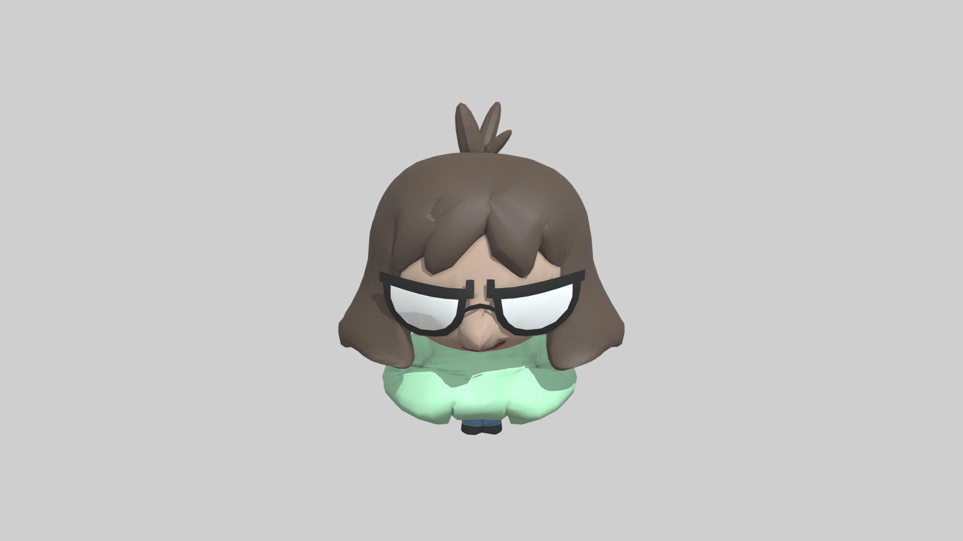 Green hoodie