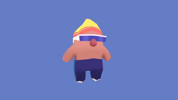 Low poly dude 3D Model
