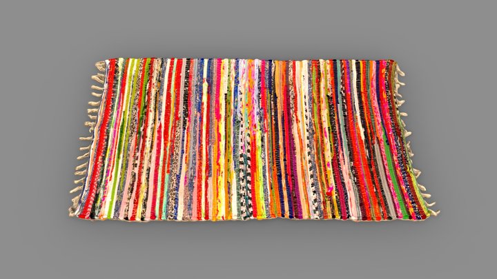 Area Rug Color 3D Scan