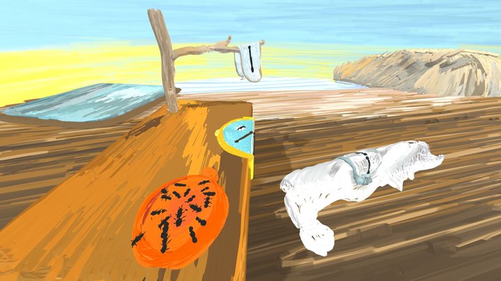 The Persistence Of Memory(1931), Salvador Dali 3D Model