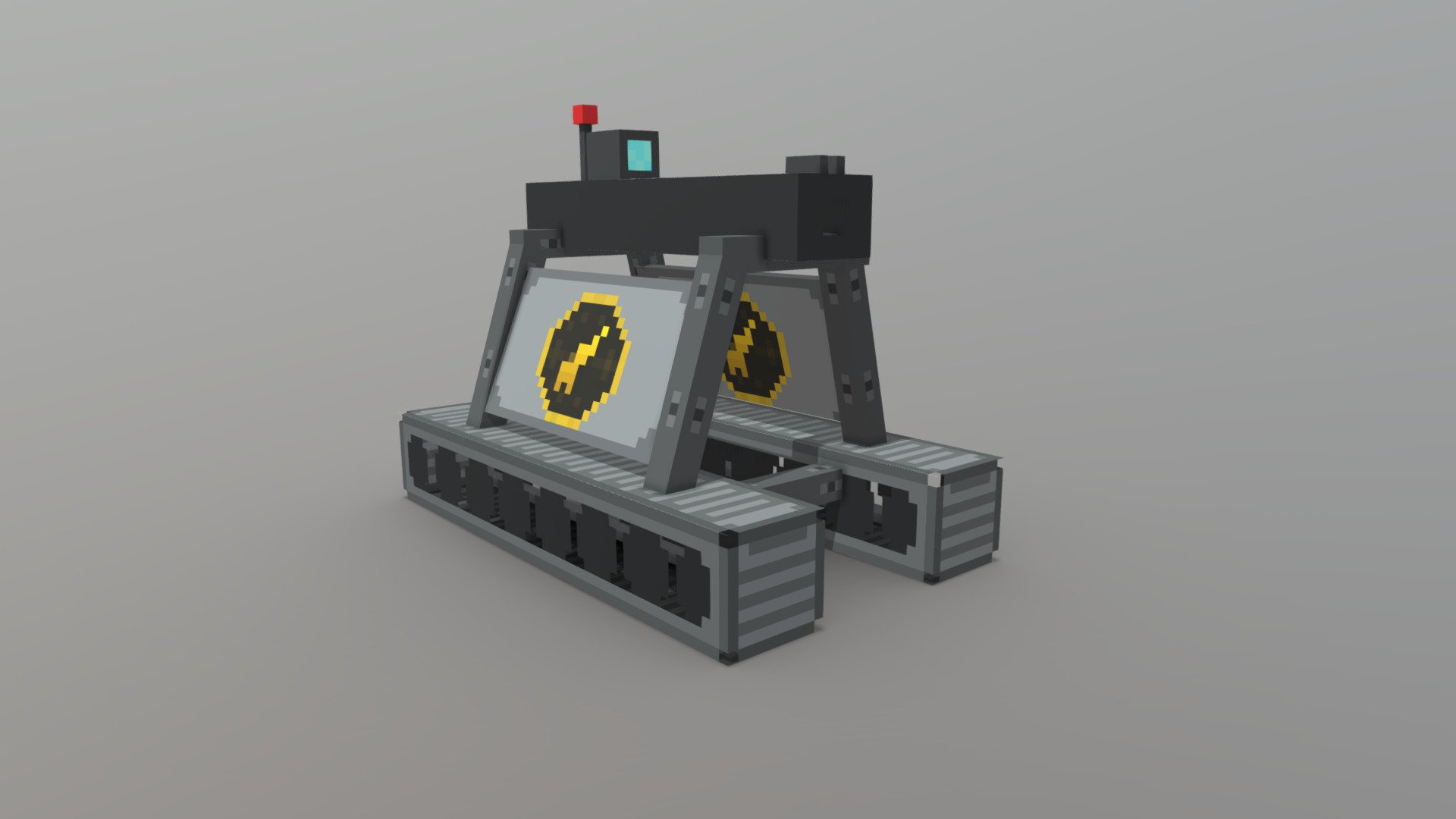 Turret Craftstudio Model 3d Model By Blockshot Network