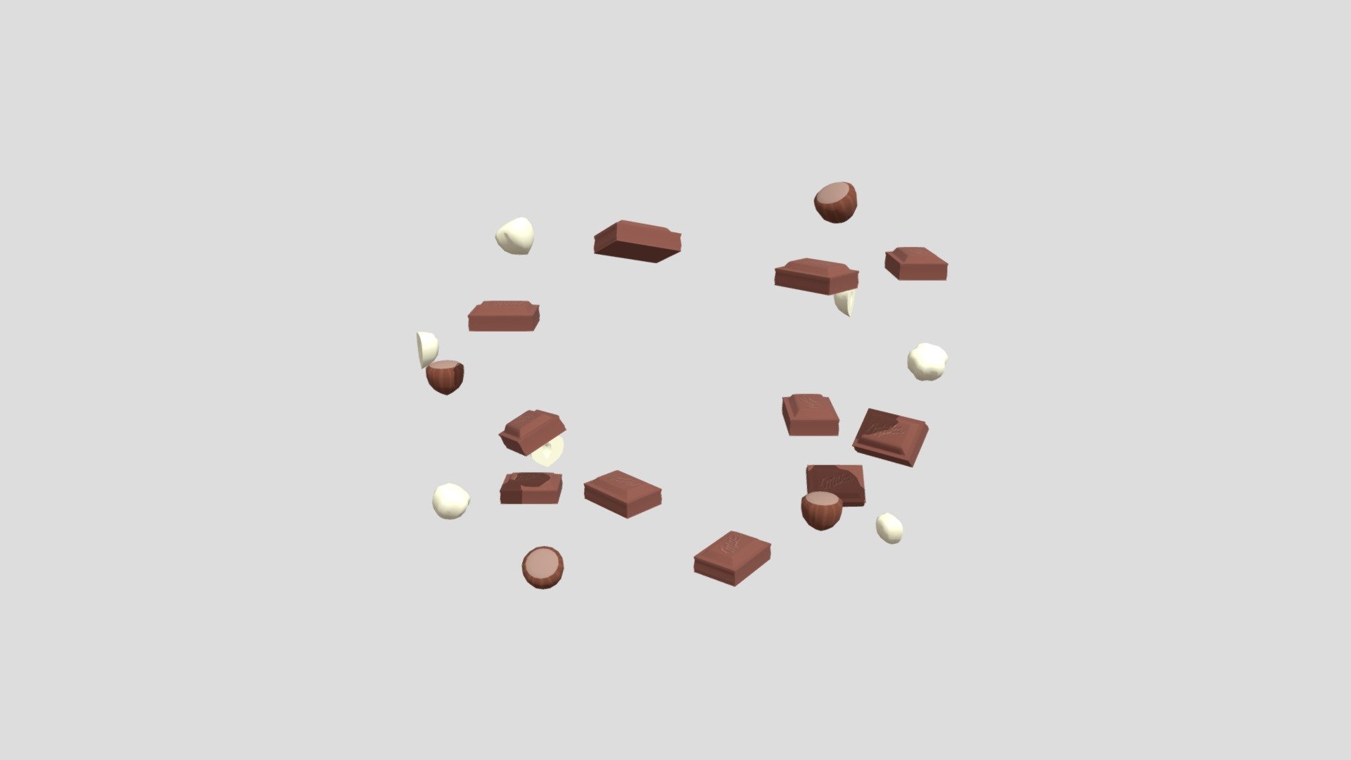 Plitky Choco Nuts