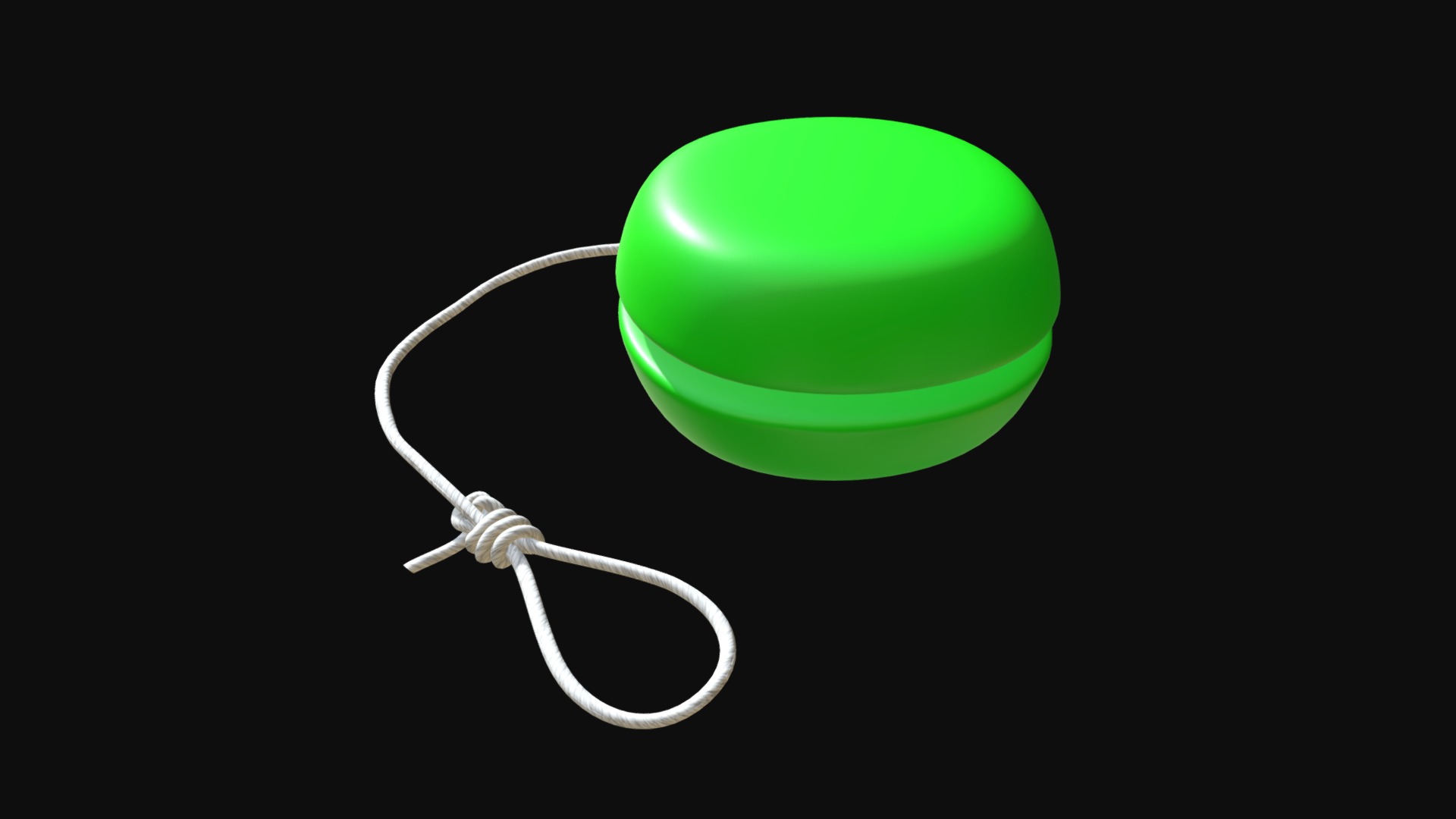 3D model Yo-yo toy - This is a 3D model of the Yo-yo toy. The 3D model is about icon.