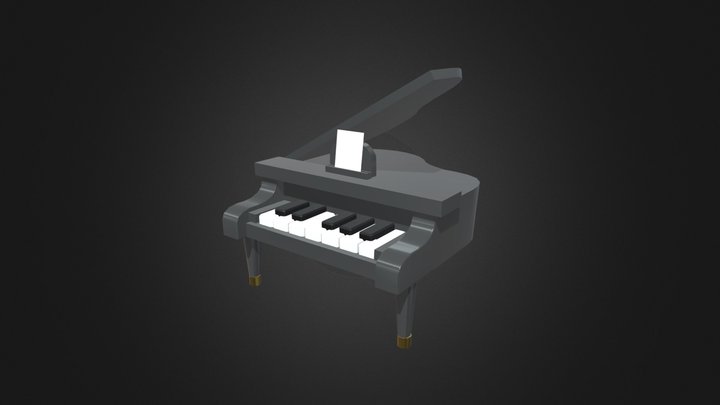 Lil Piano 3D Model