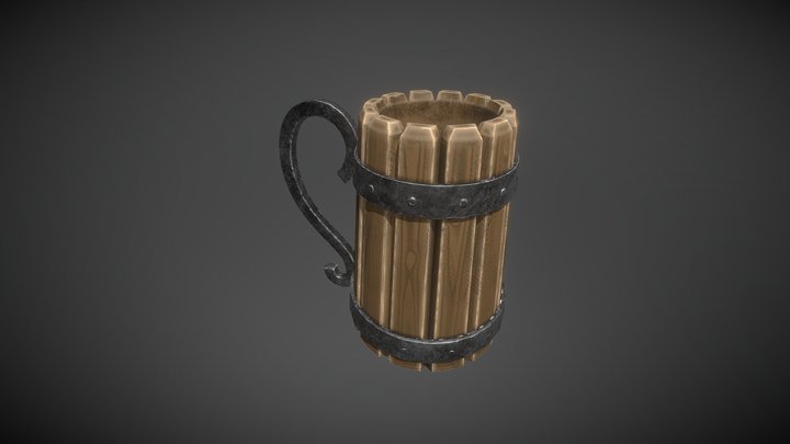 Mug [Based on a Tutorial] 3D Model