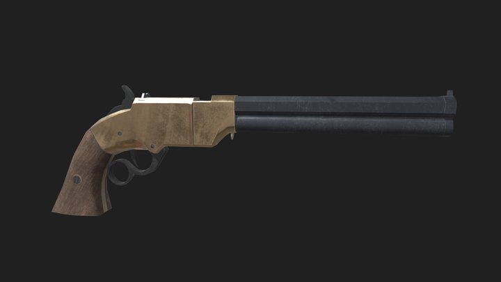 Volcanic Pistol 1855 3D Model