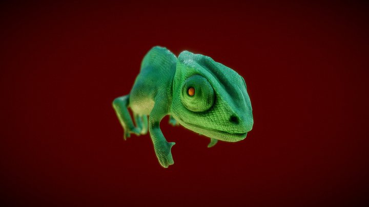 Chamaleon 3D Model