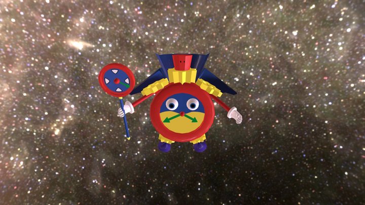 Time Wizard "Finished" - 5K Model 3D Model