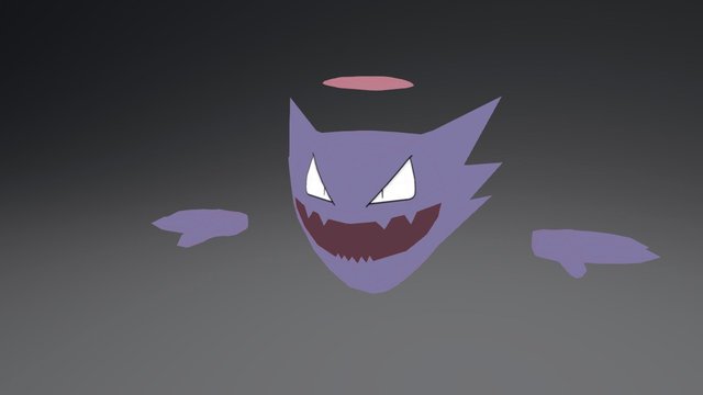 Pixelmon - Haunter (Spin) 3D Model