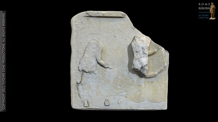 3D rendering of Metope North 03 (Parthenon)