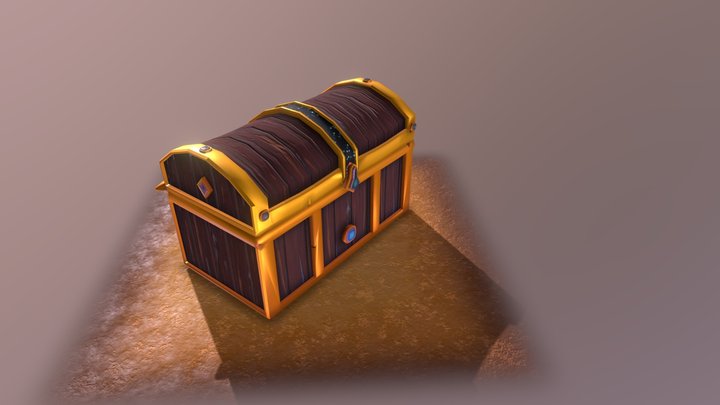 Star-Stained Chest 3D Model