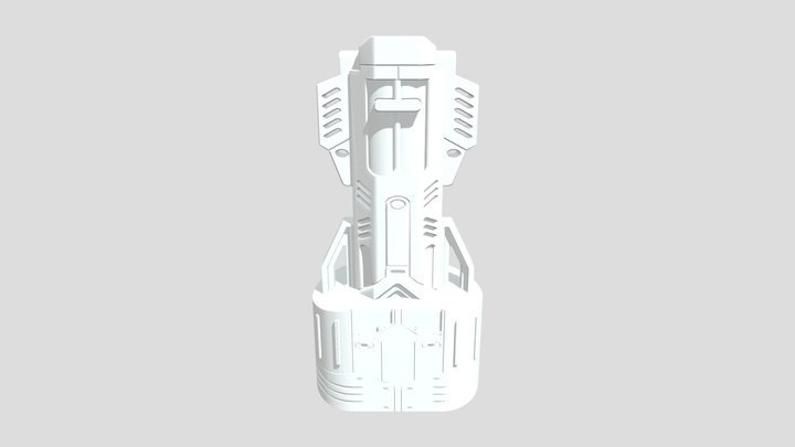 Battletech Buildings and Bases - pack 2 3D Model