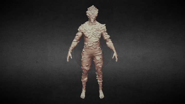 The Last of Us Clicker Sculpt 3D Model