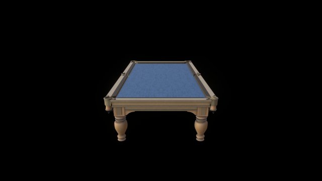 Billiard Table B 01 3D Model