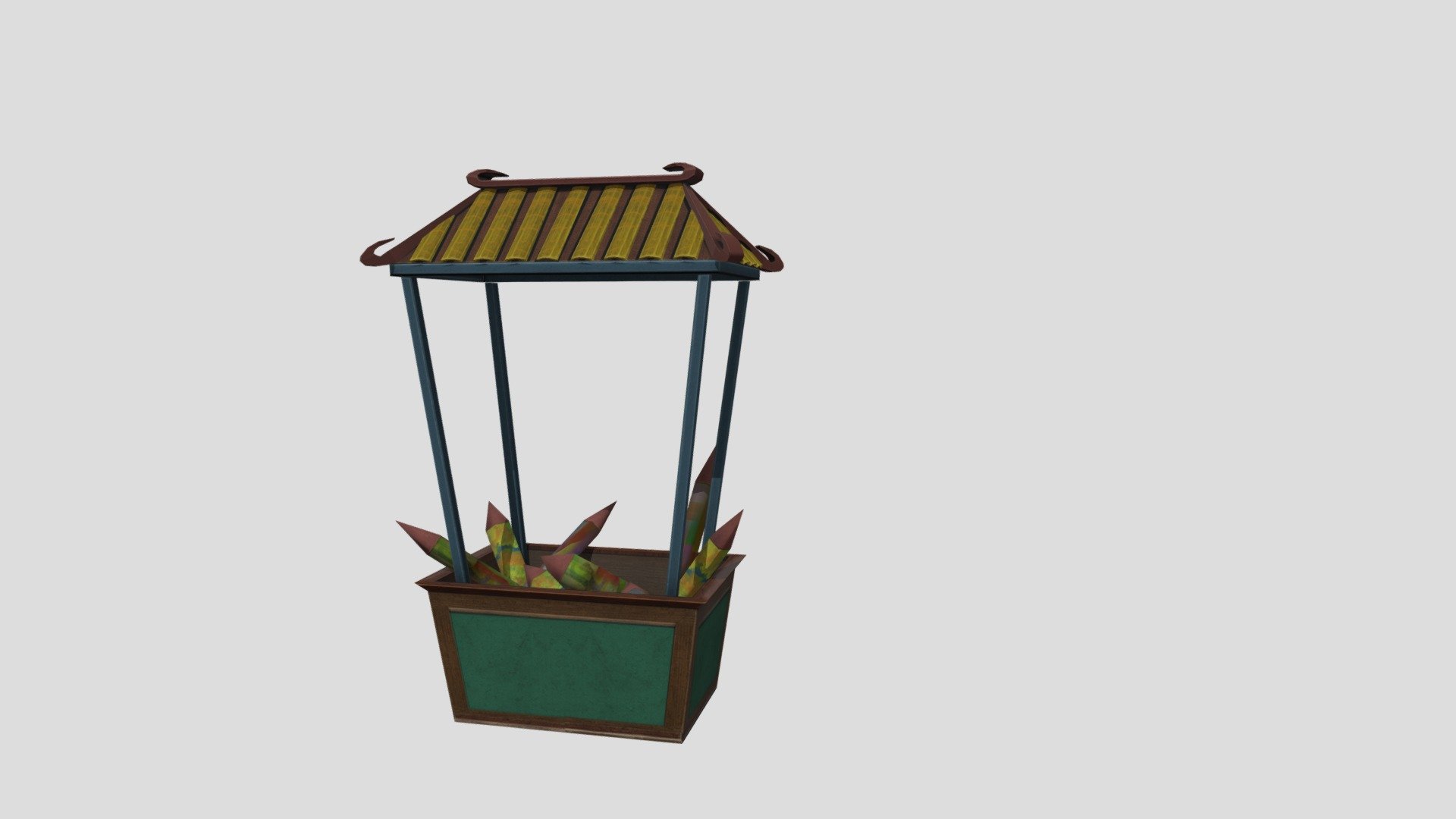 Kiosk2 - Download Free 3D model by YanaBelaya [8dccb03] - Sketchfab