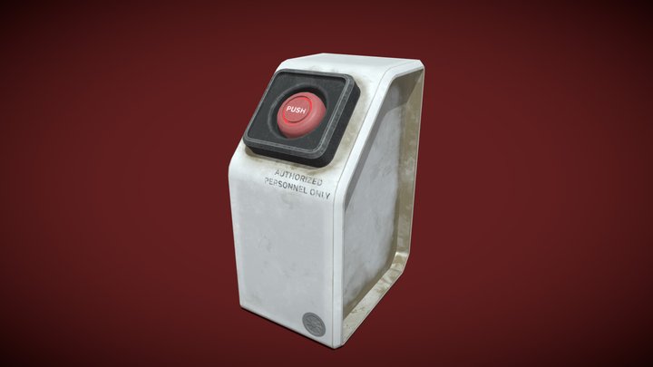 Scifi button 3D Model